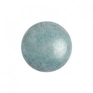 Les perles par Puca® Cabochon 14mm - Opaque blue ceramic look 03000/14464